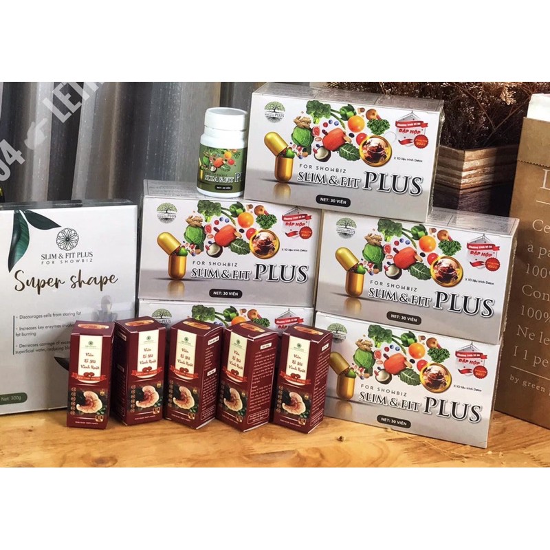 Combo 2 hộp giảm cân slim&fit tặng kèm 2 goi cafe xanh giam can