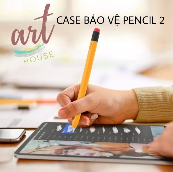 Vỏ bút dành cho pencil 2 retro hình bút chì 2b