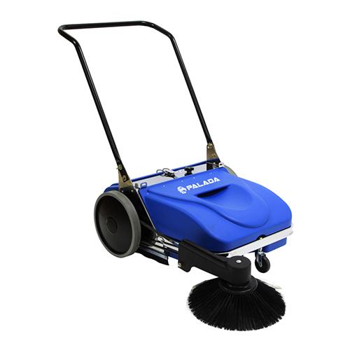 Máy quét rác đẩy tay Palada PD 700 công suất lớn dọn dẹp đa rác thải bụi bẩn, thùng chứa 45 lít