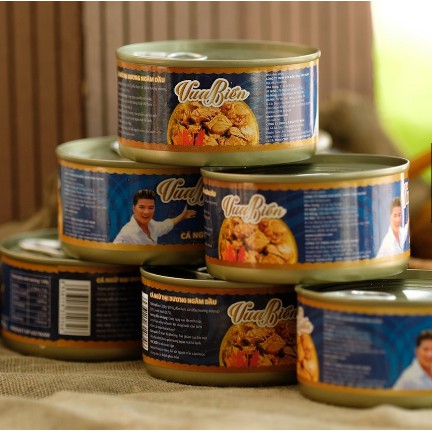 [HCM]COMBO 5 LON CÁ NGỪ ĐẠI DƯƠNG NGÂM DẦU XUẤT KHẨU THƯƠNG HIỆU VUA BIỂN - ĐÀM VĨNH HƯNG (LON XANH - 170gr)