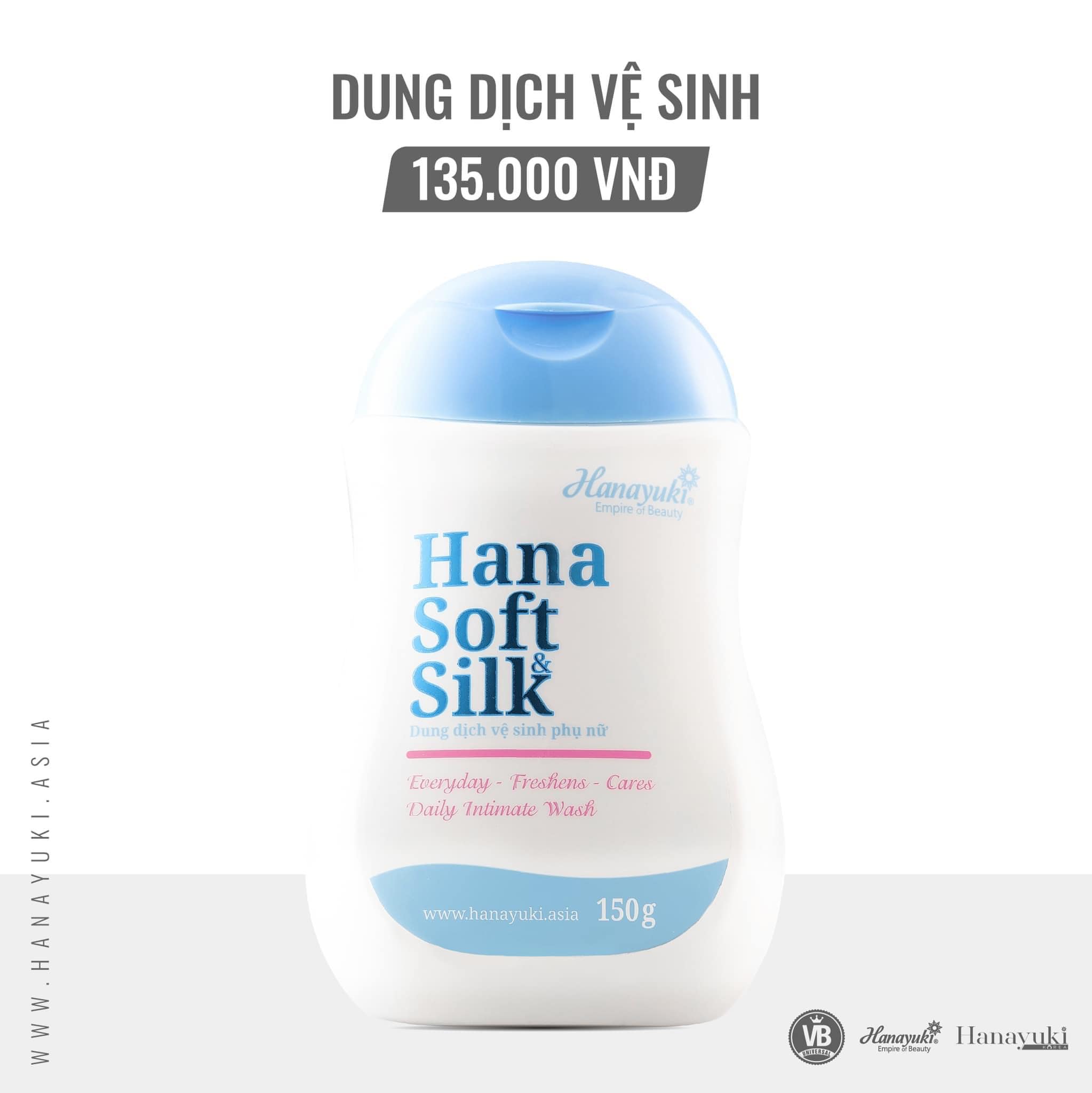 [ CHÍNH HÃNG] Dung Dịch Vệ Sinh Phụ Nữ Hana Soft Silk Hanayuki [date 2023]