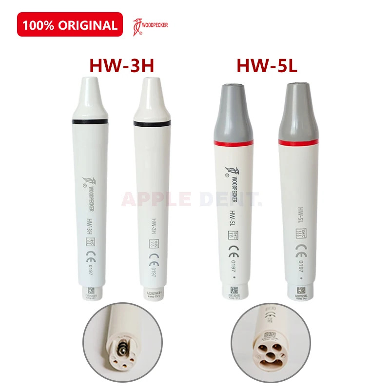 Woodpecker nha khoa siêu âm Piezo Scaler tay khoan làm sạch răng HW-5L HW-3H dụng cụ nha khoa