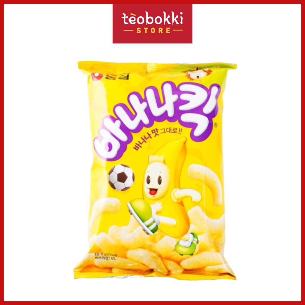 Bánh snack hương chuối Nongshim 45g, 75g