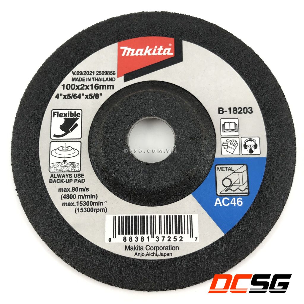 Đá mài 100mm makita b-18203 | dcsg