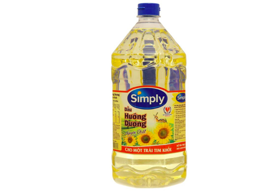 Dầu ăn Hướng Dương Simply can 2 Lít
