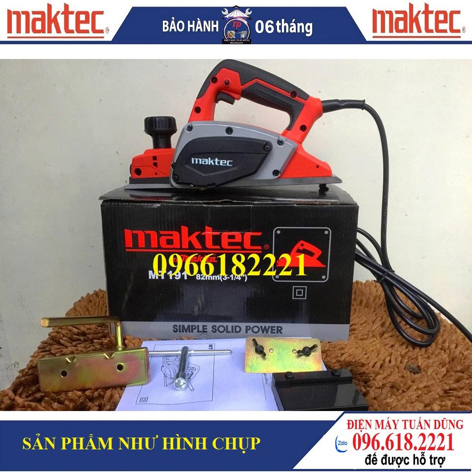 Máy bào gỗ maktec mt191 tặng kèm phụ kiện
