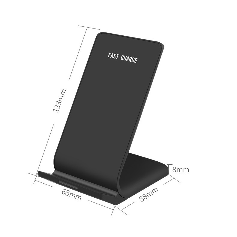 Đế sạc không dây để bàn, chuẩn QI, sạc cho mọi loại điện thoại Apple, SamSung - ATDTECH
