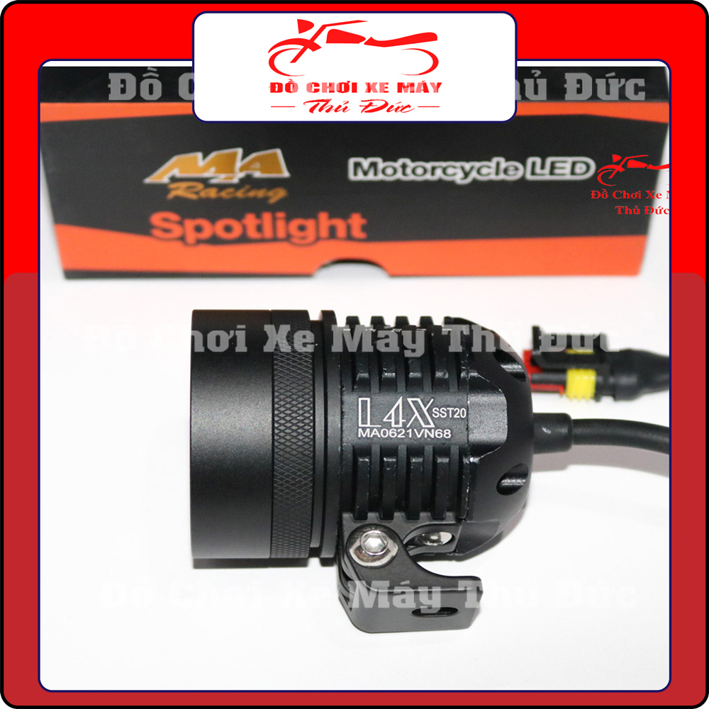 Đèn trợ sáng đèn led l4x sst20 sáng gom kính tím