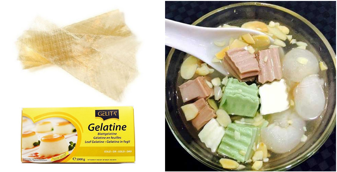 Gelatin Gelatine Làm Pudding Rau Câu Cho Bé