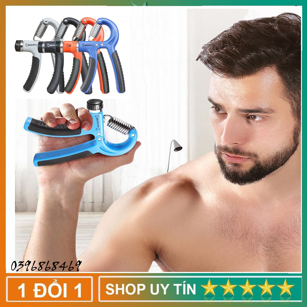 Kìm bóp tập cơ tay chữ A có lò xo điều chỉnh lực từ 10-40kg Dụng cụ kìm bóp tay chữ A