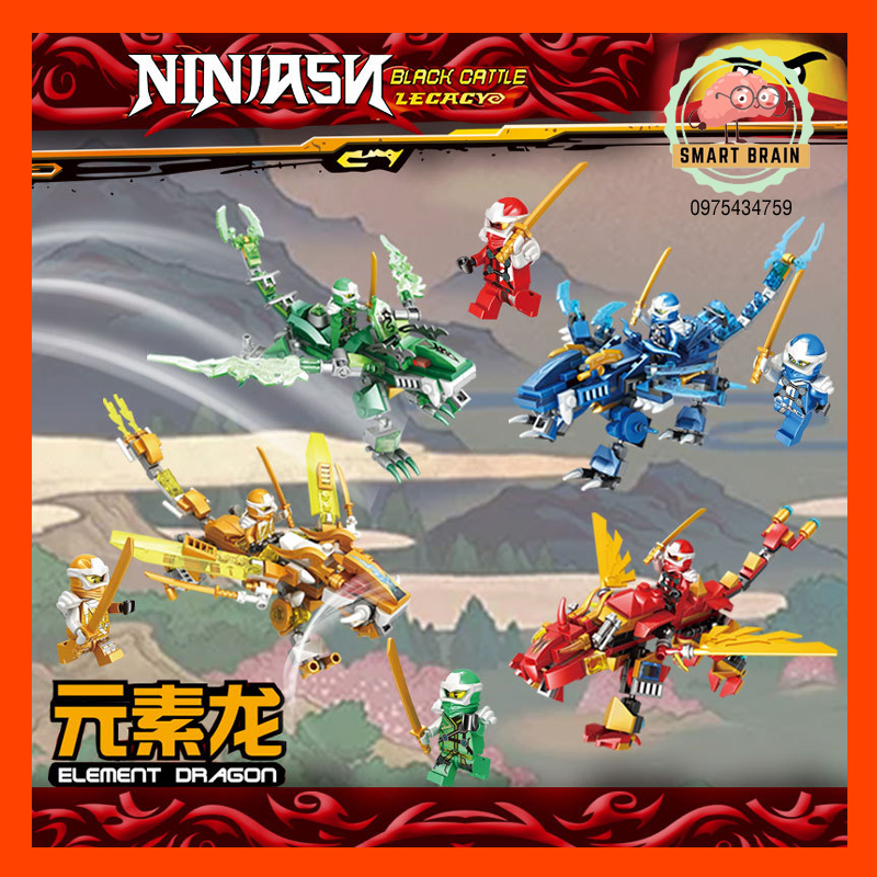 Bộ đồ chơi lắp ráp Lego Ninjago hổ Smart Brain Toys Hà Nội