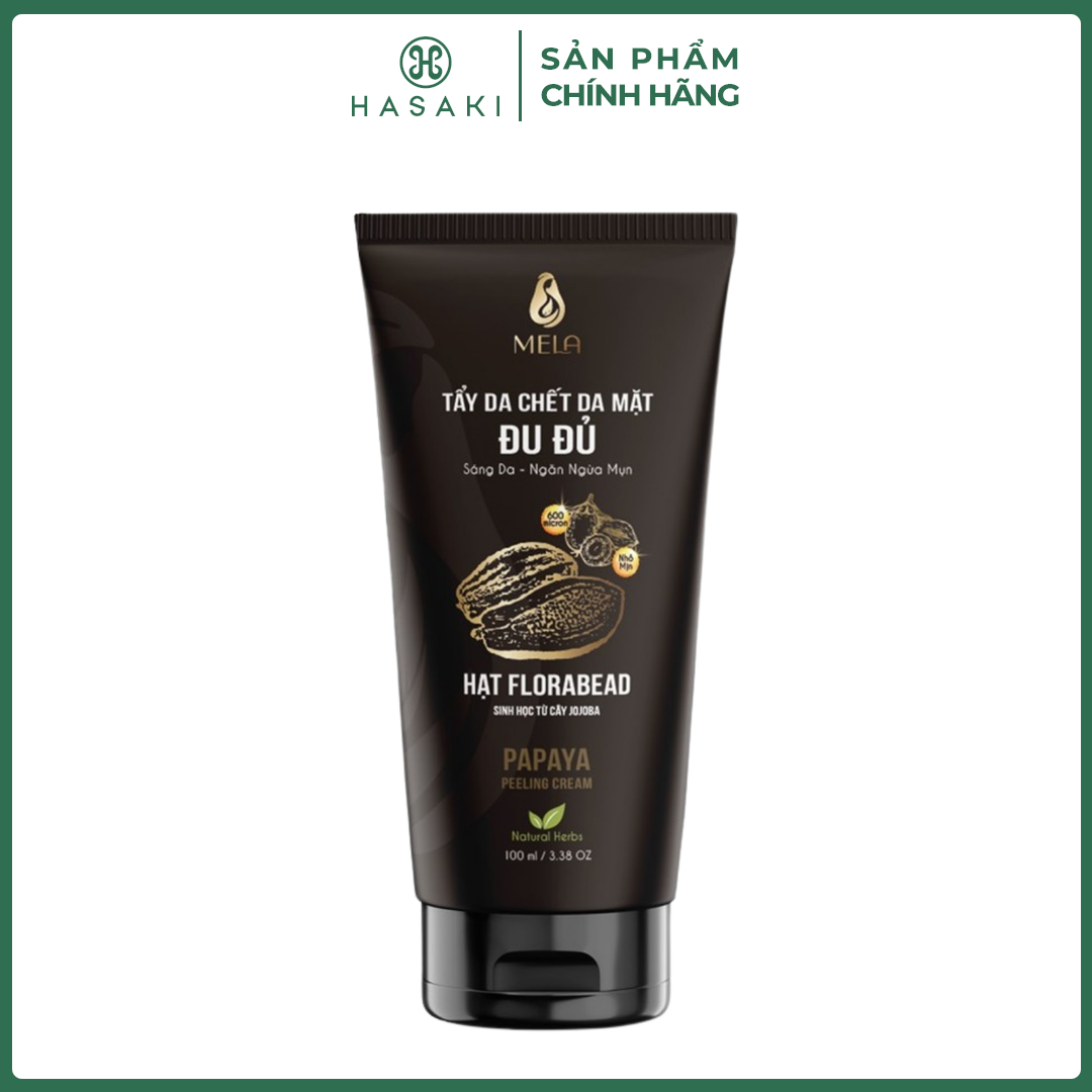 Tẩy Tế Bào Chết Da Mặt Mela Chiết Xuất Đu Đủ 100ml Hasaki Sản Phẩm Chính Hãng