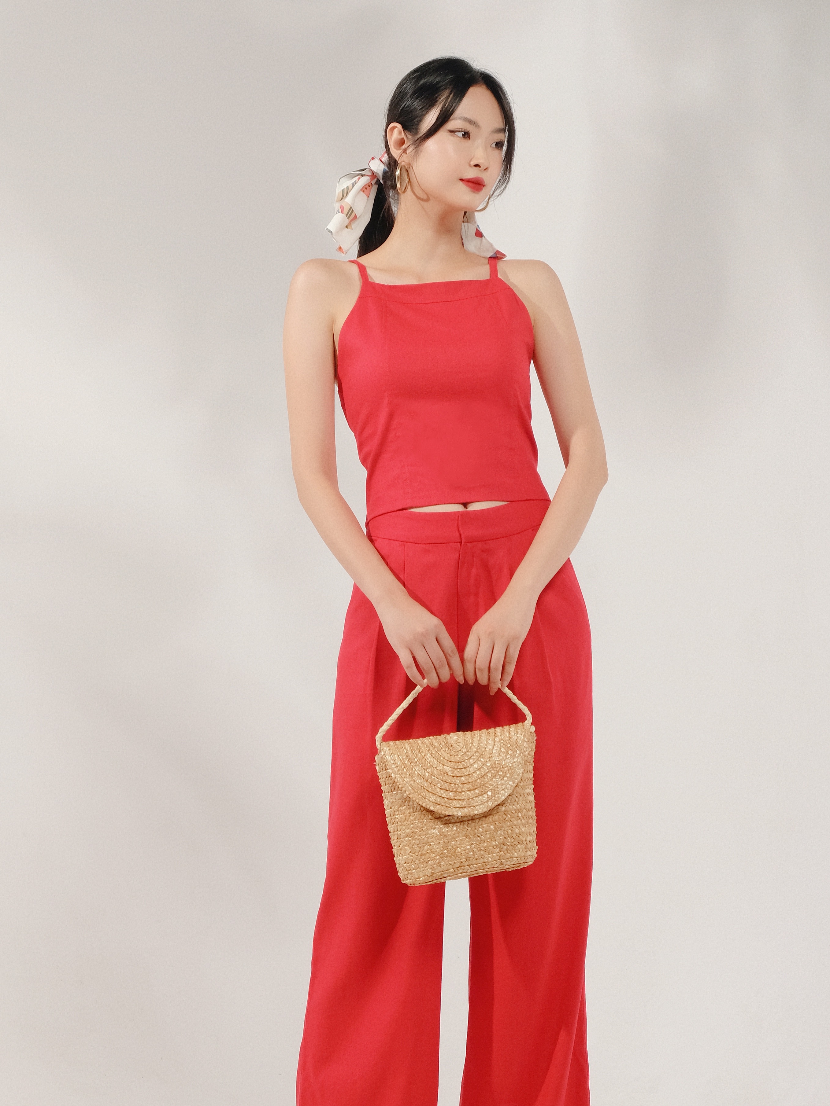 The19club - set áo quần linen nhiều màu sắc - akira set