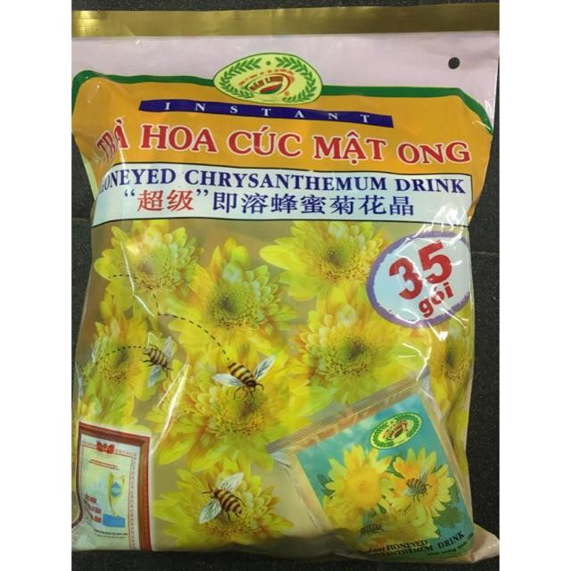 TRÀ HOA CÚC MẬT ONG HÁN LINH ( 35 GÓI HOÀ TAN )