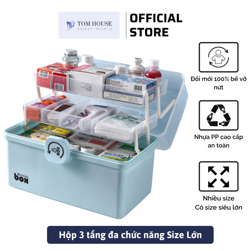 Hộp Đựng Vật Dụng Đồ Dùng Cá Nhân Nhiều Tầng Tiện Dụng Cho Gia Đình