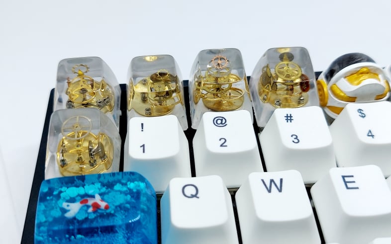 [HCM]Keycap artisan bánh răng trang trí bàn phím cơ gaming SA