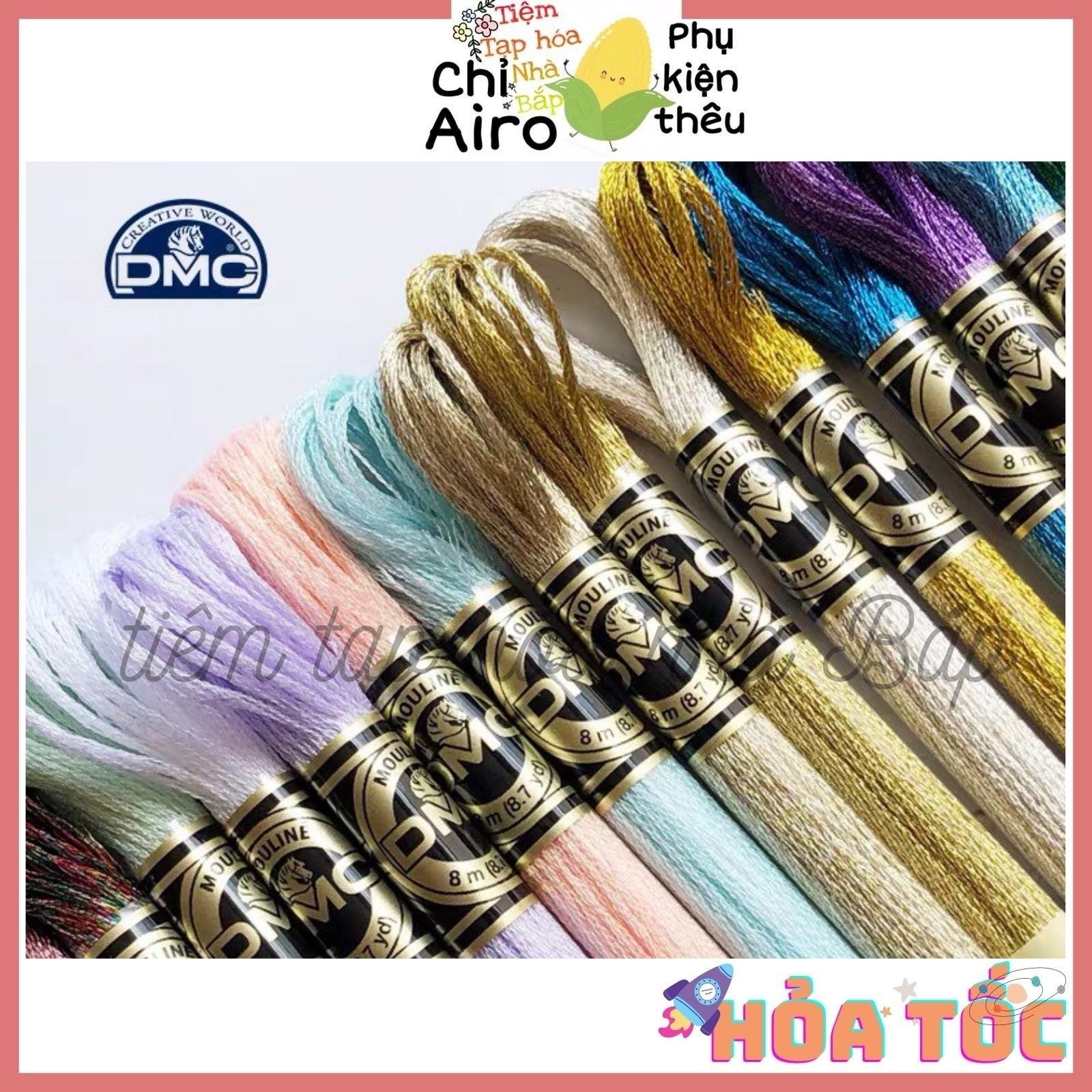 Chỉ nhũ kim tuyến chính hãng dmc pháp