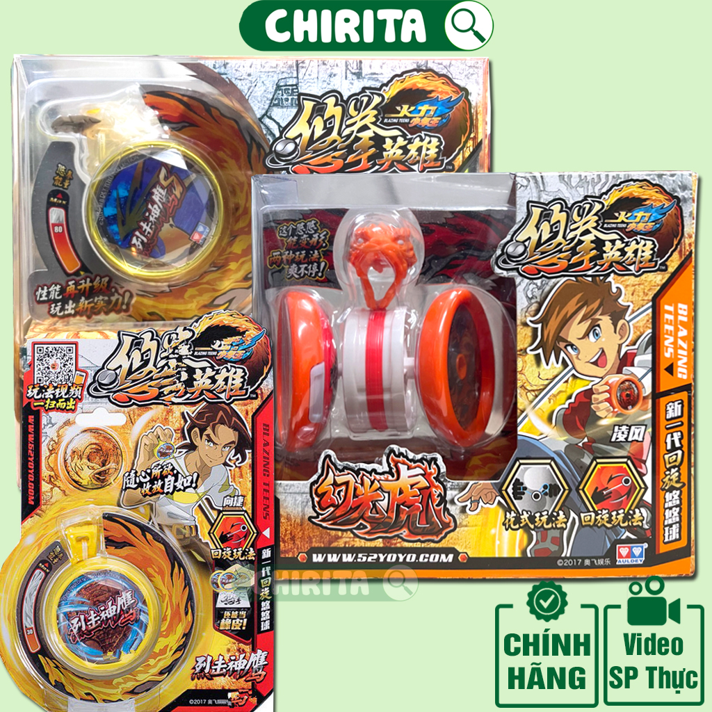 Yoyo Audey Xịn CHÍNH HÃNG Đủ Mẫu Quay Lâu-YoYo Thần Hổ Linh Thú Chuyên Nghiệp, Yoyo Yo Kwon Do Thần 