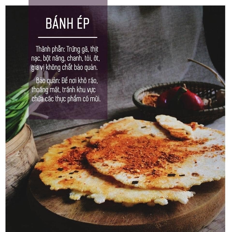 Bánh ép huế [vsattp] (tôm rào đặc biệt- giòn rụm, đậm vị)