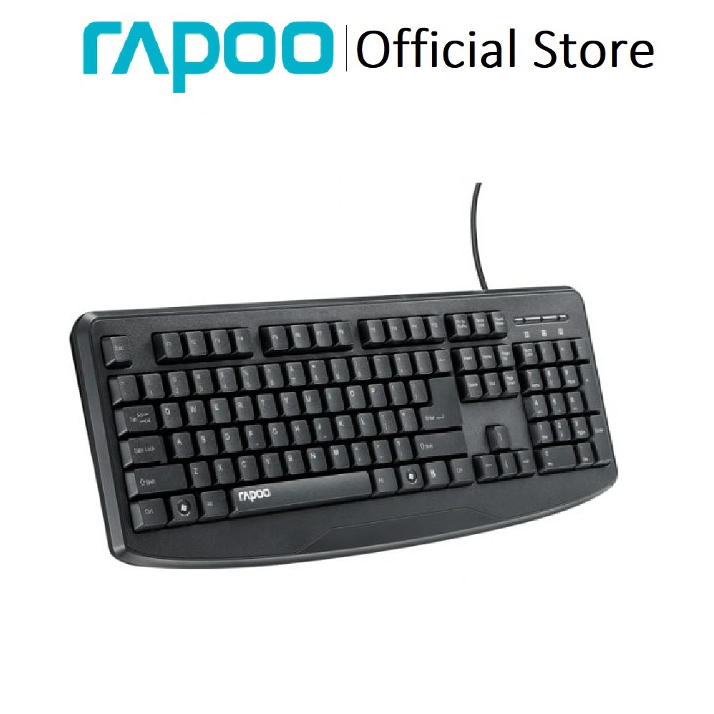 Bàn phím Rapoo NK2500 có dây, văn phòng bền bỉ, tiện dụng - Bảo hành 2 năm