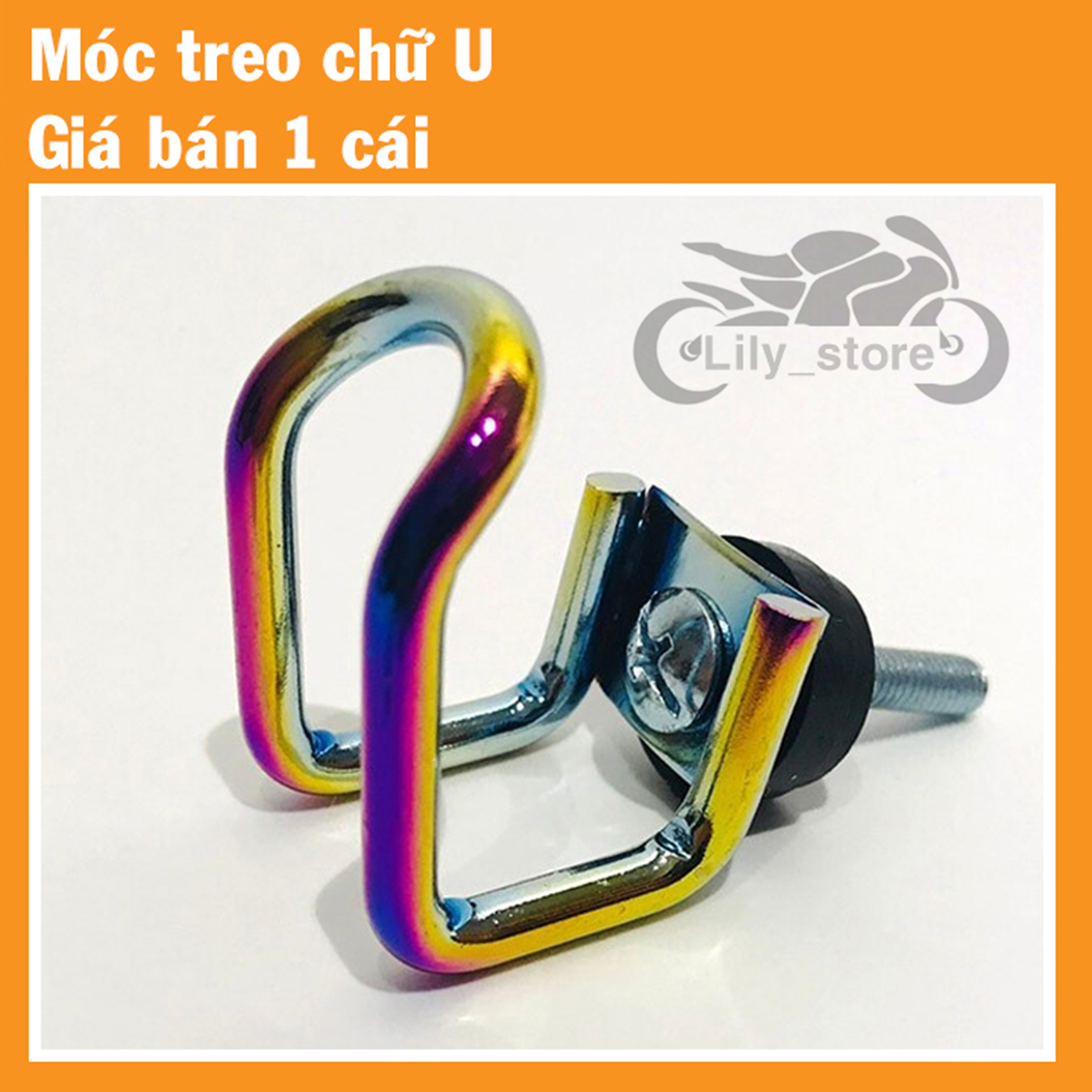 [HCM]móc treo đồ xe máy  Titan 7 màu