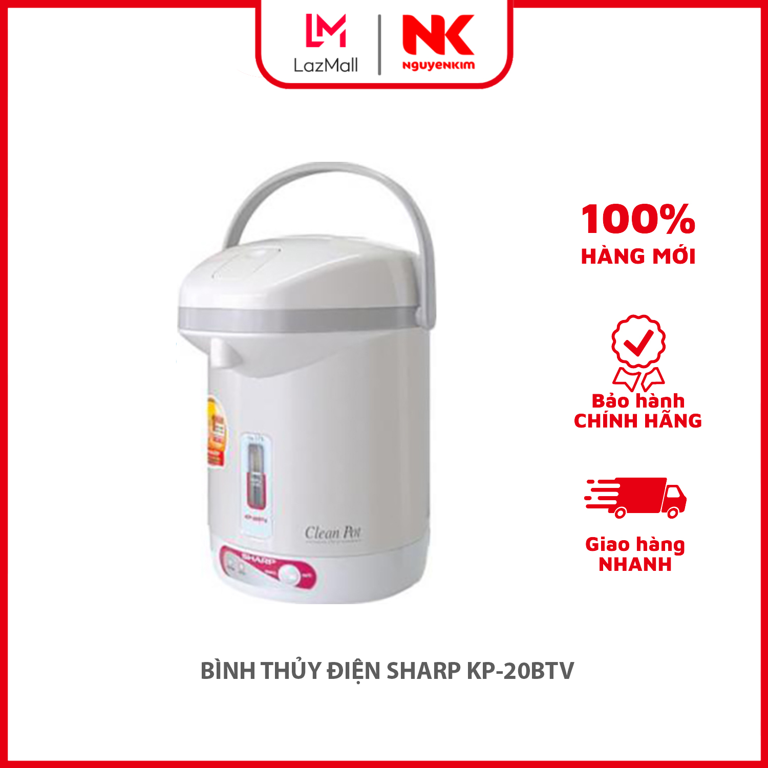 Bình thủy điện sharp kp-20btv