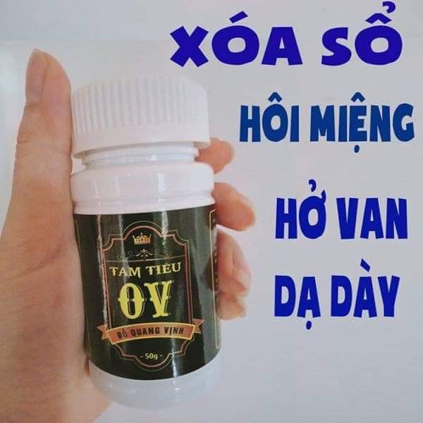 Dứt điểm HÔI MIỆNG Tam Tiêu OV (1 lọ Tam Tiêu OV dạng viên)