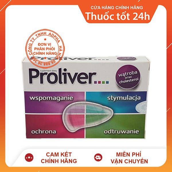 ✔️ Proliver- Tăng cường chức năng gan, hỗ trợ gan nhiễm mỡ