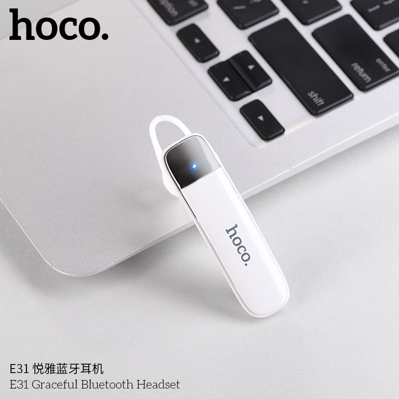 [HCM]Tai nghe không dây Bluetooth tai nghe bluetooth HOCO headset E31 tai nghe dòng 1 tai Tai nghe Bluetooth Graceful Wireless Hoco E31 có mic ôm tai âm thanh to rõ ràng Hàng chất lượng giá rẻ Mua ngay liền tay