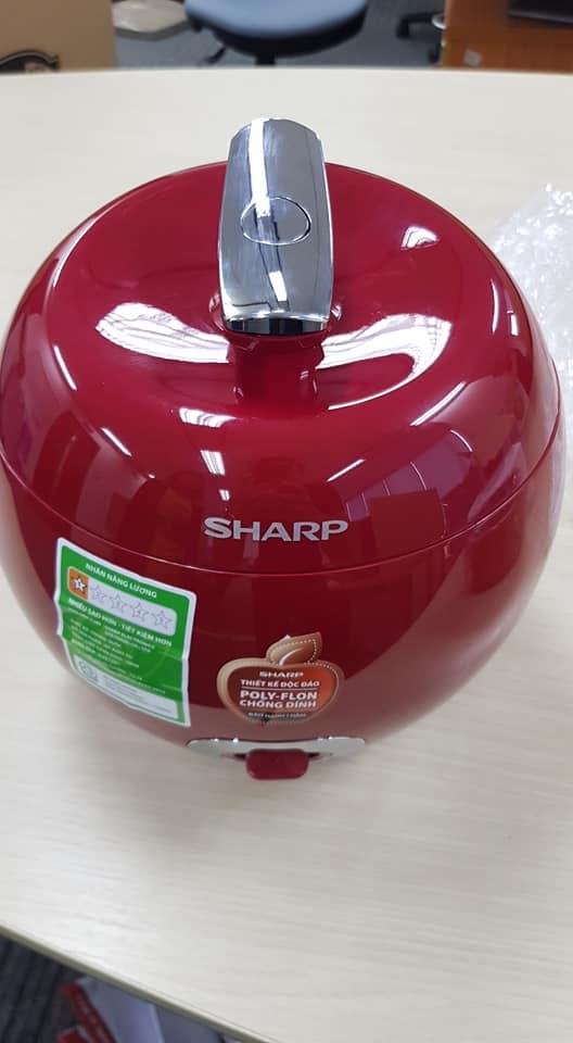 Nồi cơm điện qủa táo cao cấp sharp ks-a08v-rd
