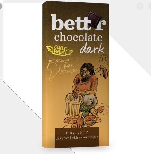 Socola đen hữu cơ thanh Bettr 60g