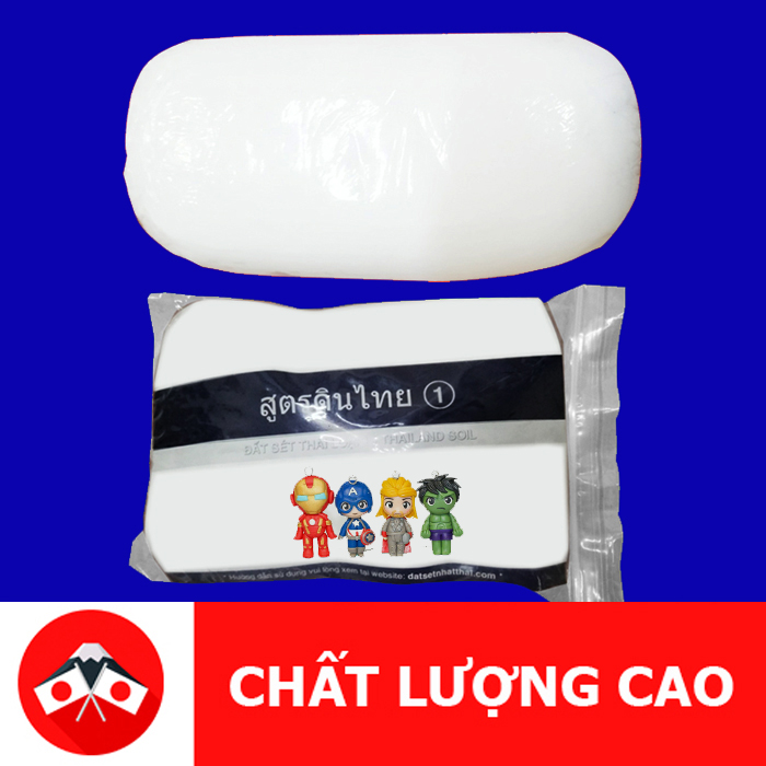 Đất sét THÁI lAN loại 1 chuyên nặn tượng, làm hoa đất sét  (500g)