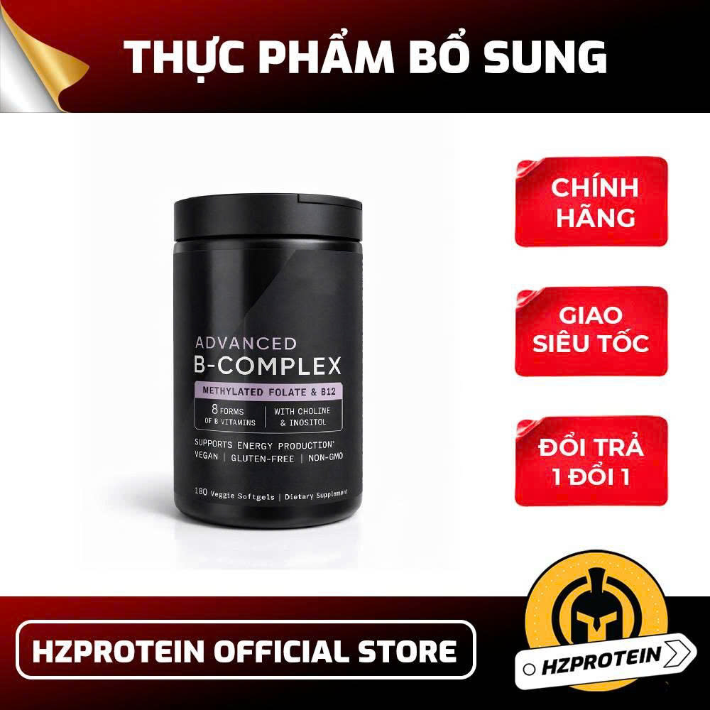 SR Sports Research Advanced B-Complex (180 Viên) – Duy Trì Sự Tập Trung Và Tỉnh Táo Cả Ngày