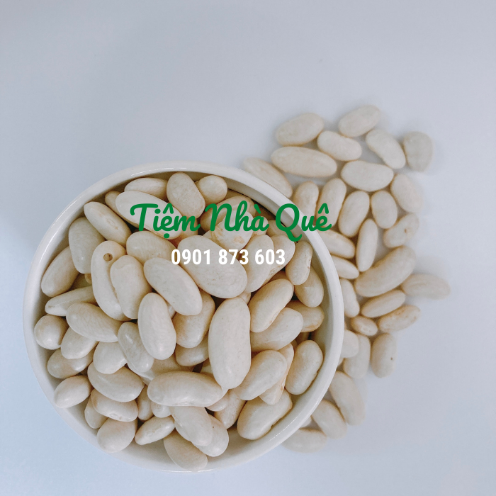 Đậu trắng - đóng gói hút chân không - tiệm nhà quê 77