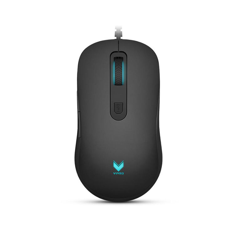 Computer optical mouse Rapoo wired gaming V16 BK black-2000dpi; IPs 60, 6 buttons, LED - USB 2.0-warranty 24 month-genuine goods safety Mart official