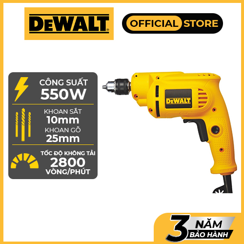 Máy khoan cầm tay dùng điện Dewalt DWD014-B1 | 550W | Bảo hành 3 năm | Chính hãng