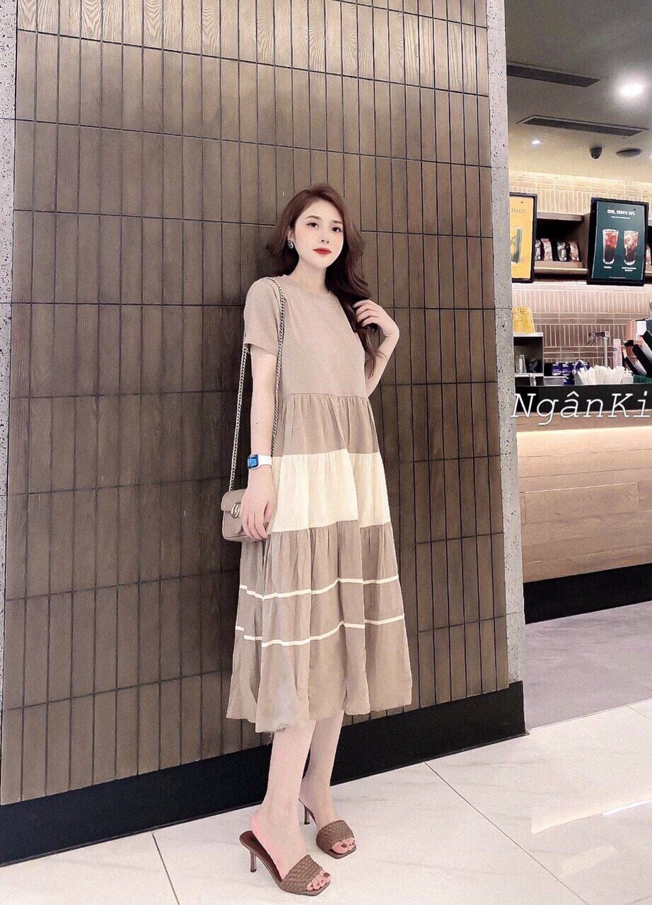 Đầm bầu váy bầu công sở / đầm bào dạo phố xinh / đầm bầu xin xắn dễ thương nhiều màu
