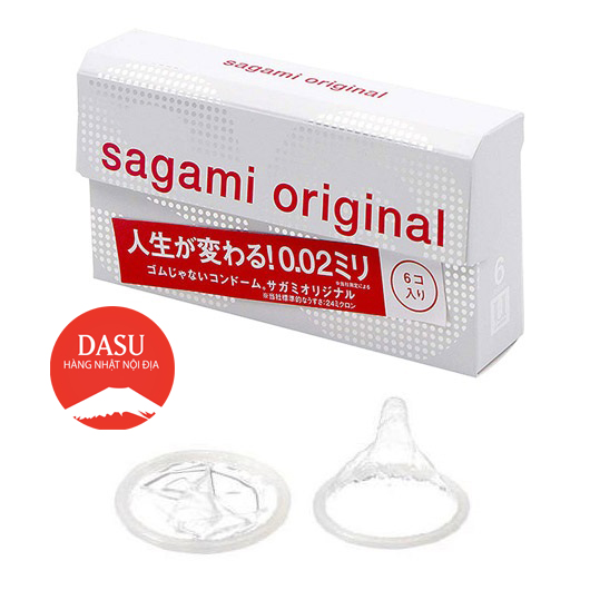 Bao cao su sagami 0.01 nhật bản - mỏng nhất thế giới 1 hộp 5 cái (Sagami 001)