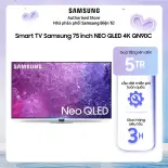 [NEW 2023][Giao hàng và lắp đặt nội thành phố HCM trong 2H] 75QN90C - Smart Tivi SAMSUNG Neo QLED 4K 75 inch QA75QN90CAKXXV QA75QN90CA QA75QN90C 75QN90CA