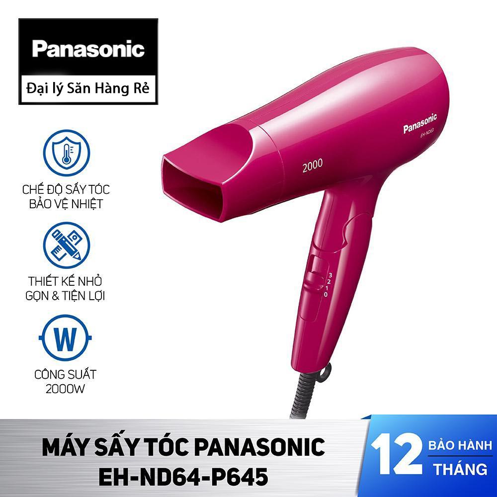 Máy sấy tóc Panasonic EH-ND64-P645 công suất 2000W sản xuất Thái Lan - Hàng chính hãng bảo hành 12 tháng