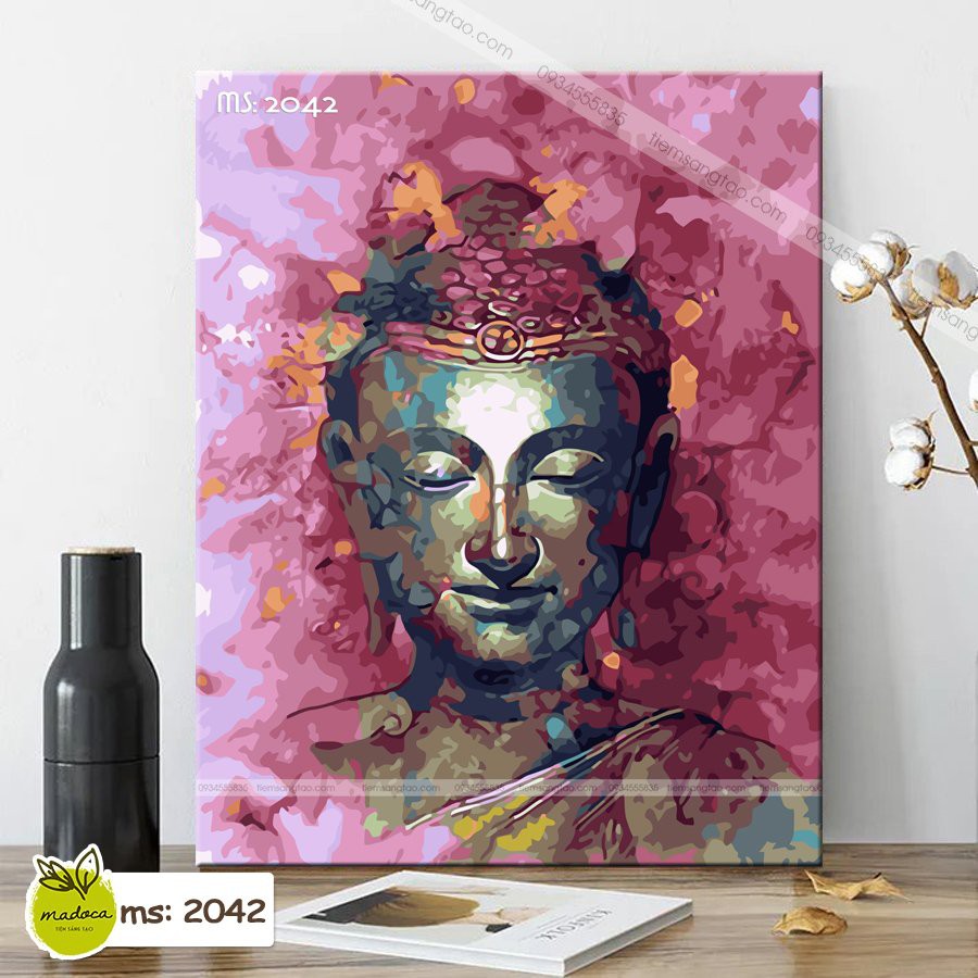 Tranh Tô Màu theo số Chân Dung Đức Phật T2042