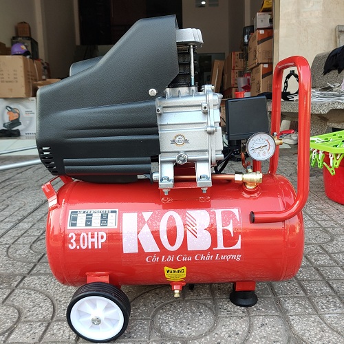 Máy nén khí có dầu 24 lit KOBE-2024 3.0 HP công nghệ Nhật Bản
