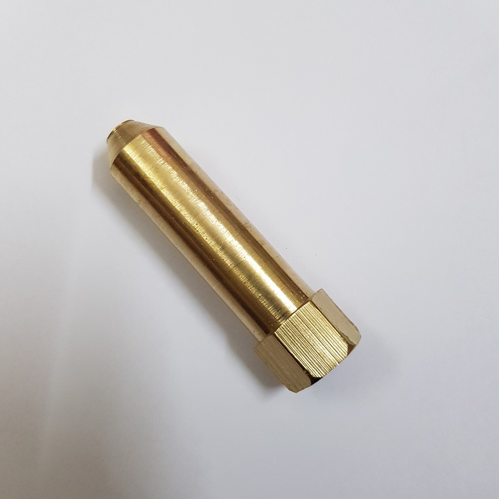 ĐẦU XỊT ĐỒNG LẮP VAN VÒI RỬA XE TĂNG ÁP REN 14MM
