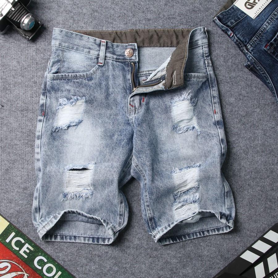 Quần short jean nam DD416 shop ĐỊCH ĐỊCH chuyên quần ngố nam