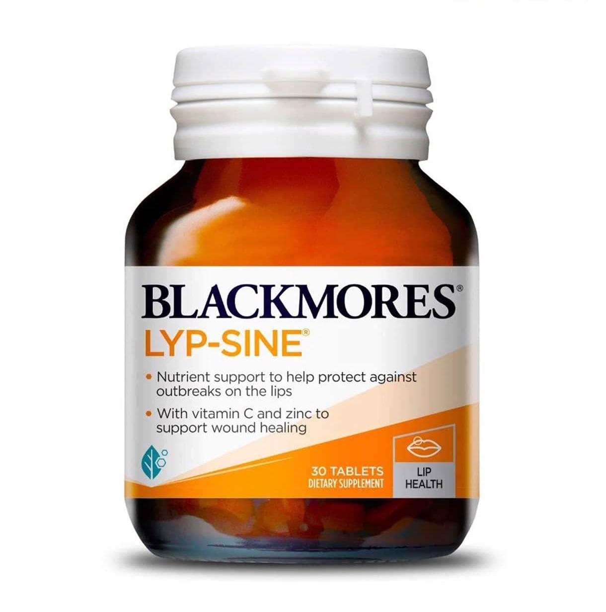 Viên uống giảm nhiệt lở miệng, chống nhiễm trùng của Black.mores Lyp-Sine hộp 30viên của Úc