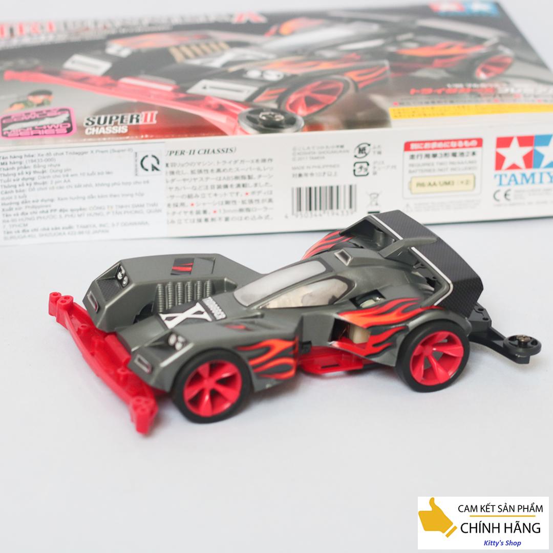 Xe đồ chơi tự lắp ráp có động cơ chạy pin TRIDAGGER X PREMIUM (SUPER II) hãng Tamiya Nhật Bản