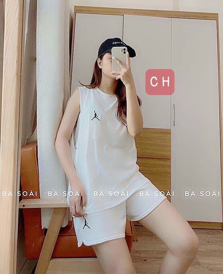 Sét bộ thể thao 3 món áo quần và quây trong siêu chất