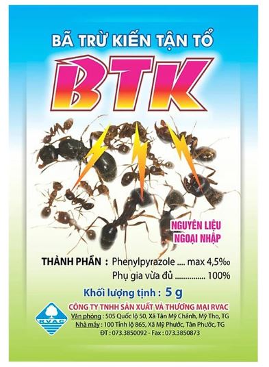 Thuốc trừ kiến, bả trừ kiến tận tổ BTK gói 5g !