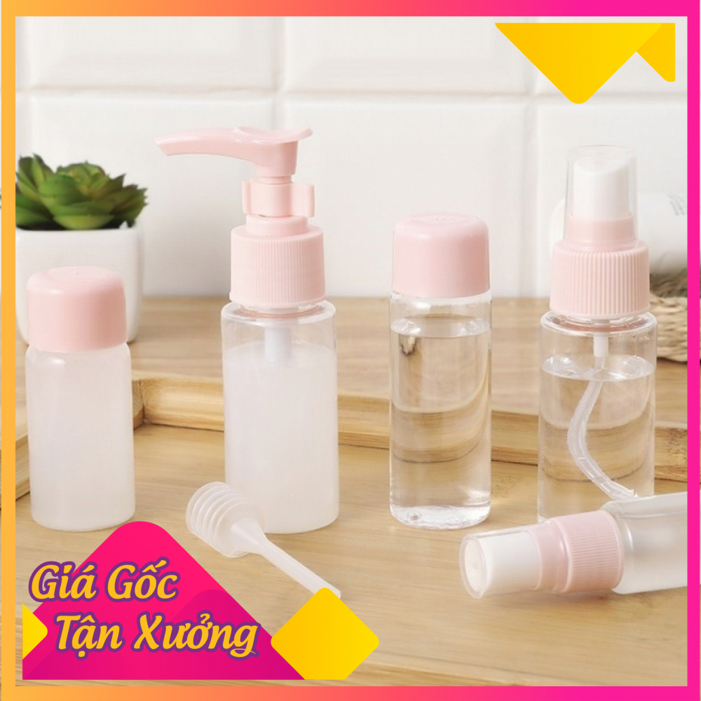 [ĐƯỢC CHỌN MÀU] Combo Bộ Chiết Mỹ Phẩm Mini Nhỏ Gọn Cực Tiện Lợi Khi Đi Du Lịch