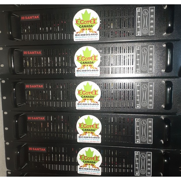 [HCM]C3KR - Bộ lưu điện (UPS) SANTAK Online 3000VA / 2100W (BH: 12 tháng)